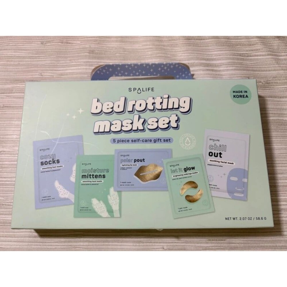 New spa life bedrotting mask set